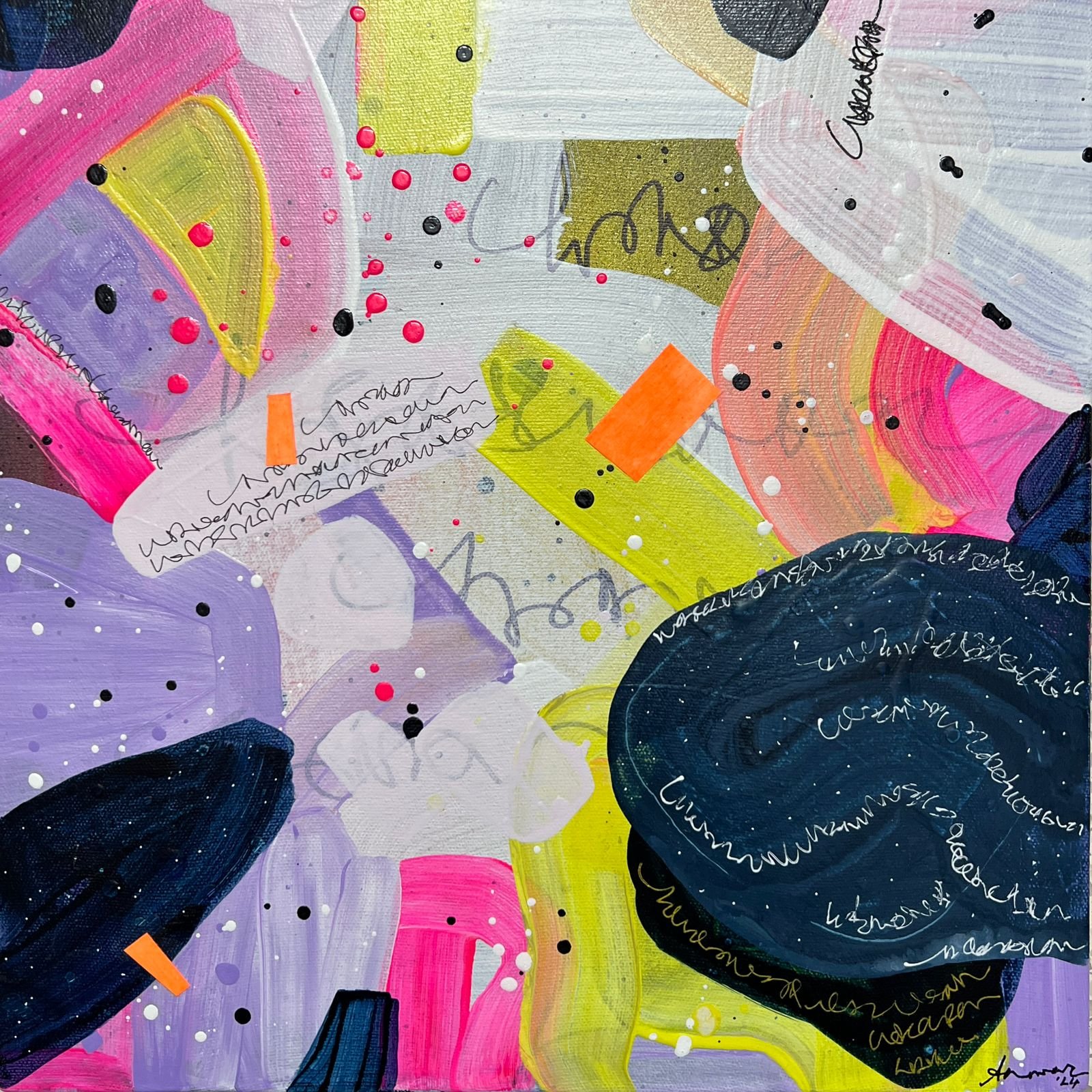 ROMANCE - SUMMER KISS - Abstract Painting by Mohammad Anowar Hossain ROMANCE - SUMMER KISS - Abstract Painting by Mohammad Anowar Hossain